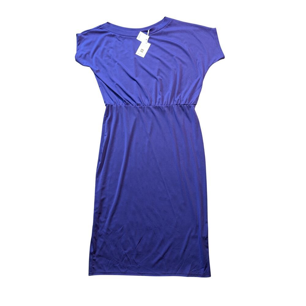 GRACE KARIN, off the shoulder, women's Purple, short sleeve dress, XL; NWT
